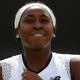 Coco Gauff of United States celebrates winning match point against Elena-Gabriela Ruse of Romania during their Women’s Singles First Round match on day two of The Championships Wimbledon 2022 at All England Lawn Tennis and Croquet Club on June 28, 2022 in London, England. (Photo by Julian Finney/Getty Images)